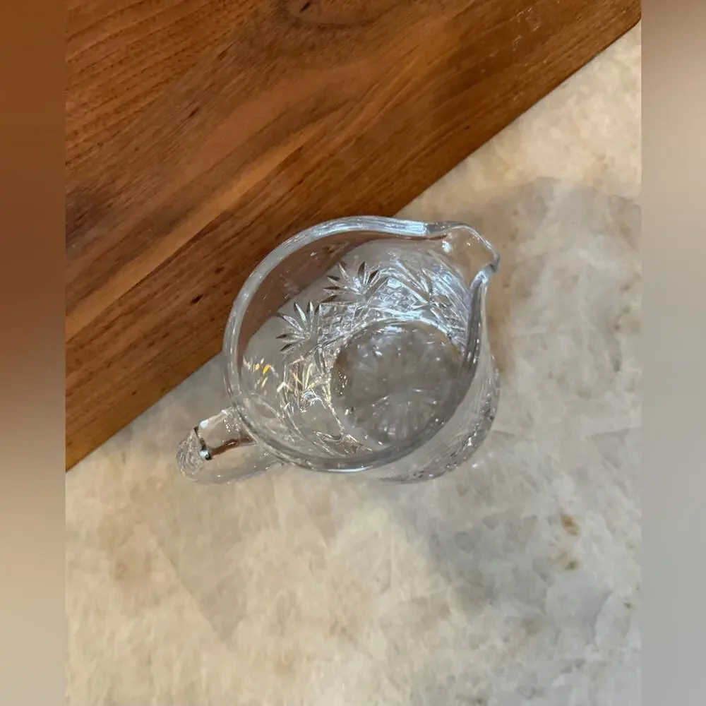 vintage Stuart cut Crystal small creamer Glenngary cambridge